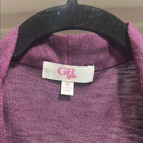 Gianni Bini Purple Camisole with Shawl Collar and Asymmetrical Hemline - Picture 2 of 4